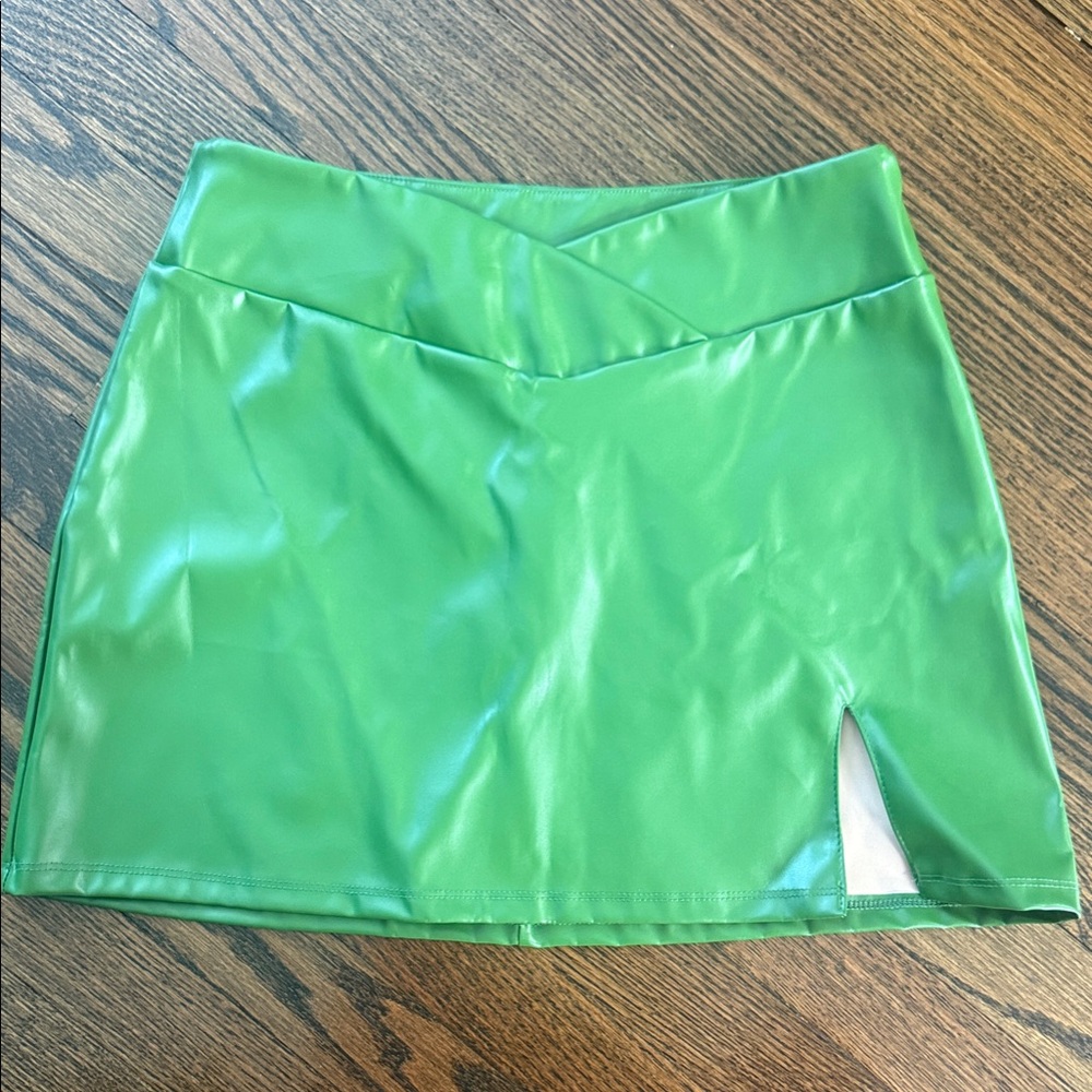 ASOS Vibrant Green Mini Skirt
